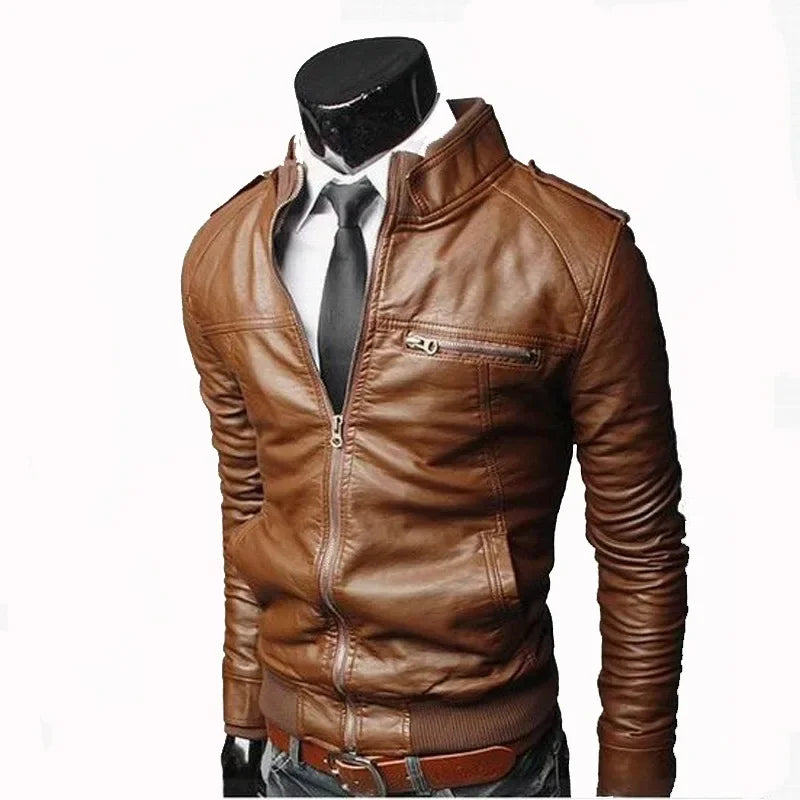 Leather Jacket Zippers  Men's