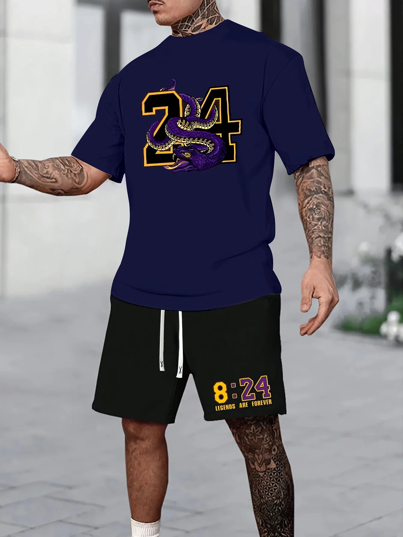 Chicago 32 Streetwear Set – Heren T-Shirt & Short