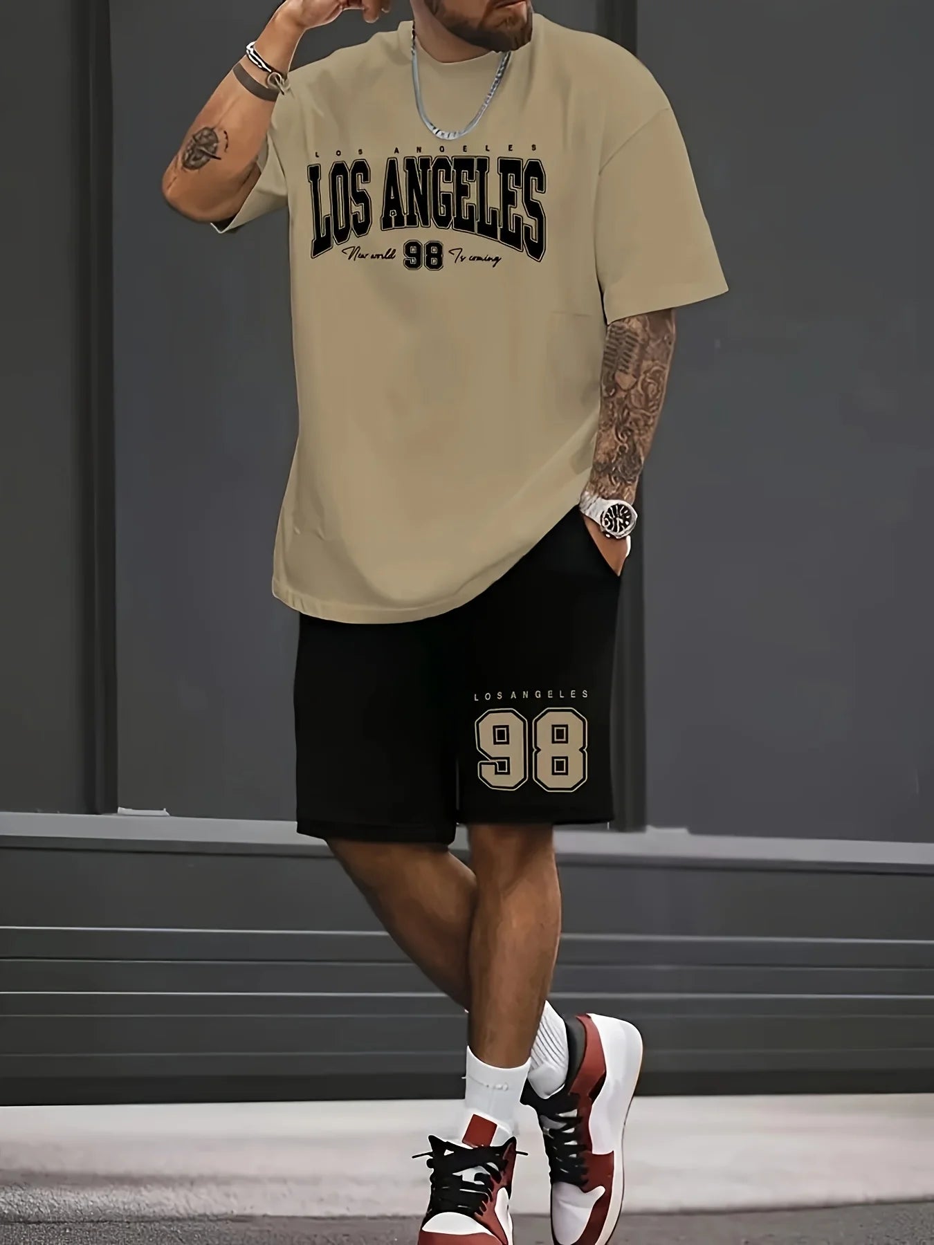 Chicago 32 Streetwear Set – Heren T-Shirt & Short