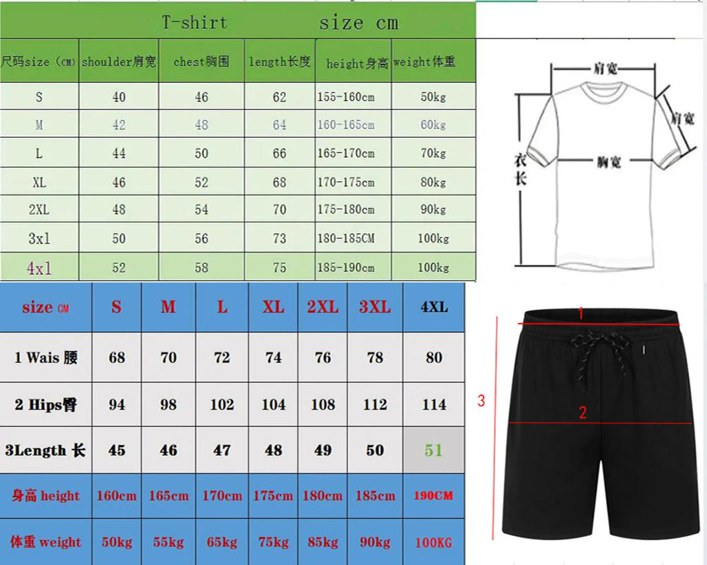 Urban NY Set – Heren T-Shirt & Short