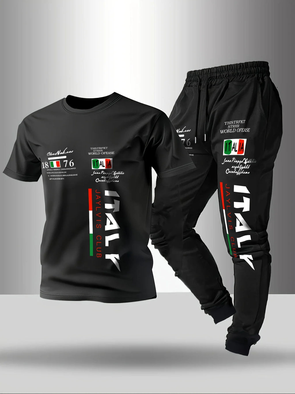 Milano Sport Set – Heren T-Shirt & Joggingbroek