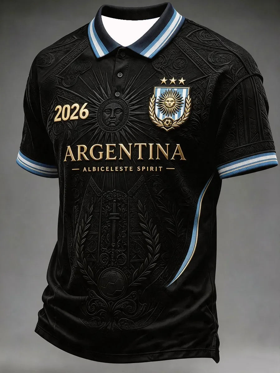 Argentine Fan Football Polo Shirt