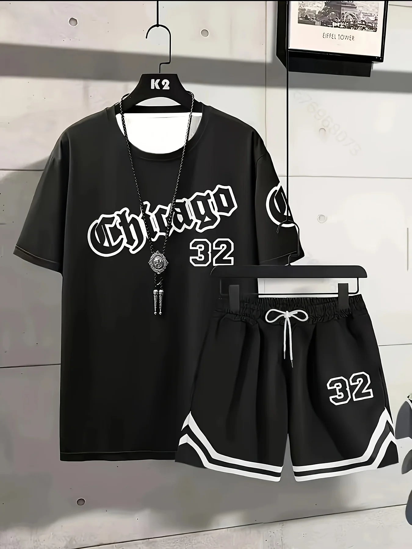 Chicago 32 Streetwear Set – Heren T-Shirt & Short