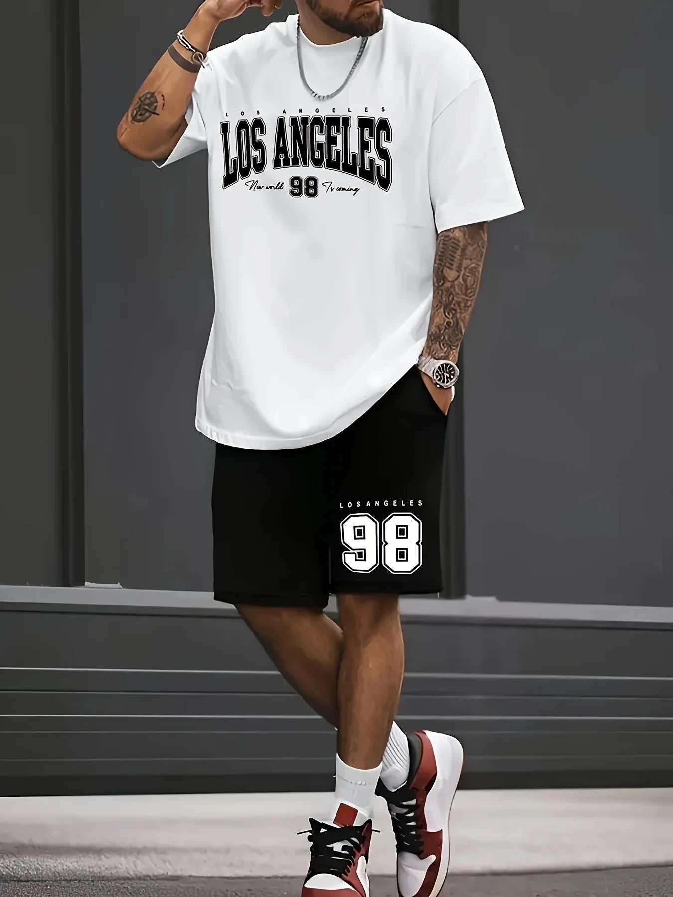 Chicago 32 Streetwear Set – Heren T-Shirt & Short