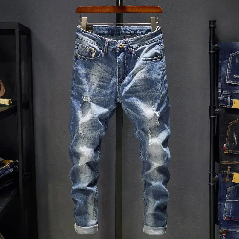 Heren Slim-Fit Stretch Jeans – Urban Style