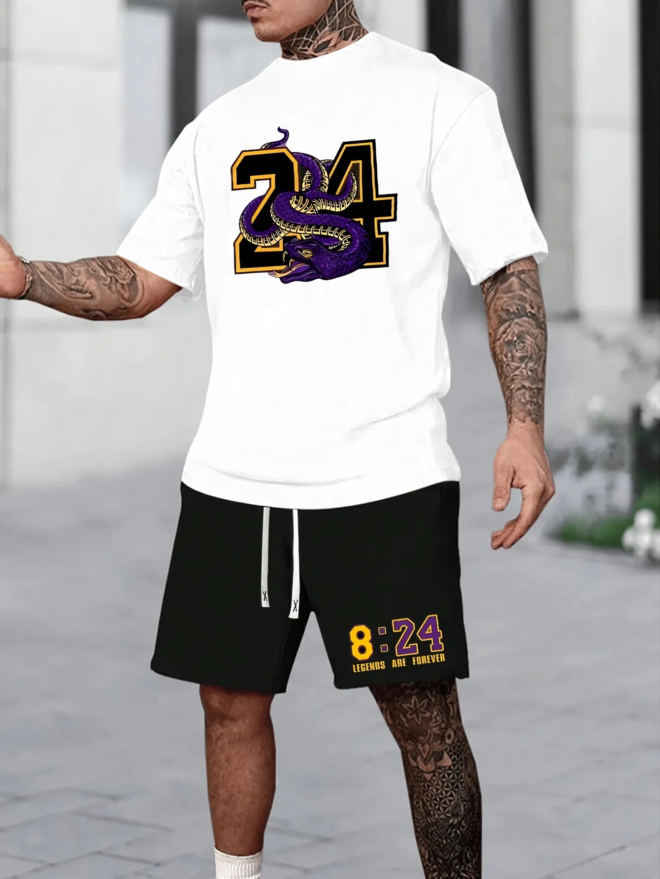 Chicago 32 Streetwear Set – Heren T-Shirt & Short