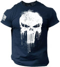 Men's T shirt for men 3D Print Military Patriotic Skull