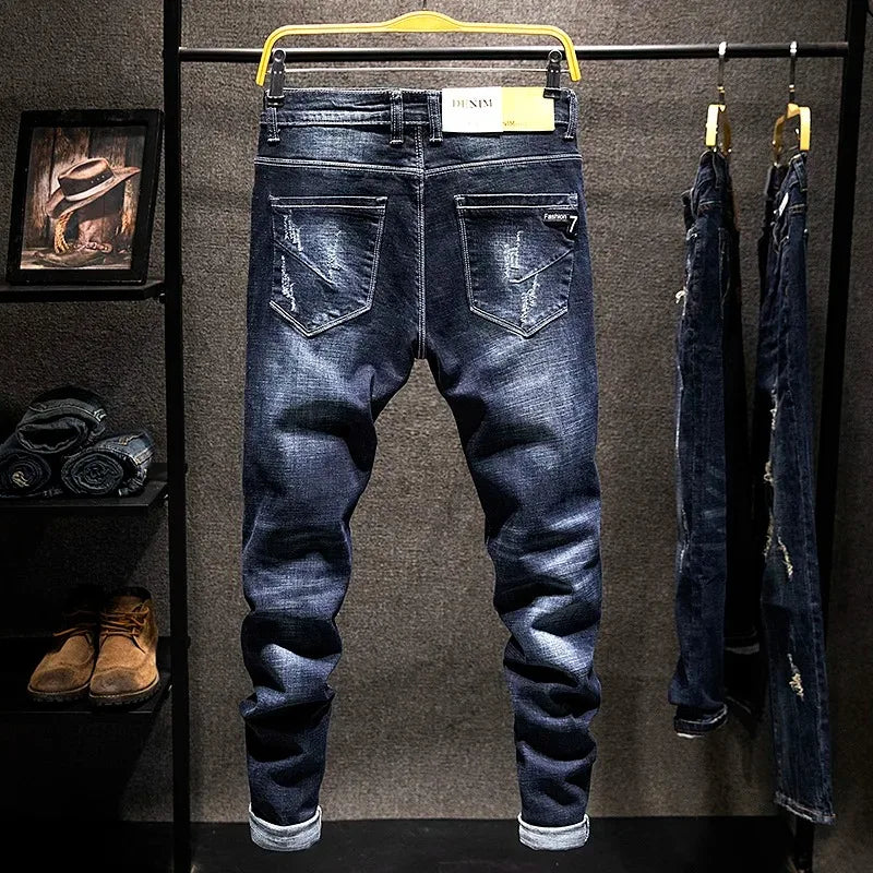 Heren Slim-Fit Stretch Jeans – Urban Style