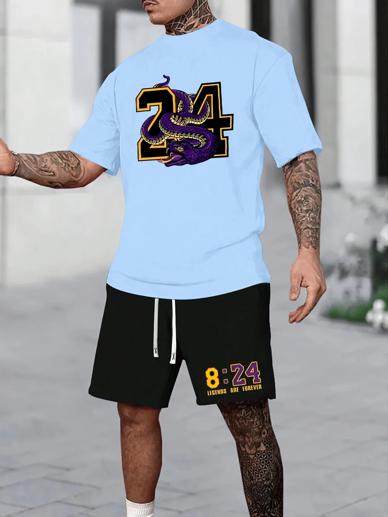 Chicago 32 Streetwear Set – Heren T-Shirt & Short
