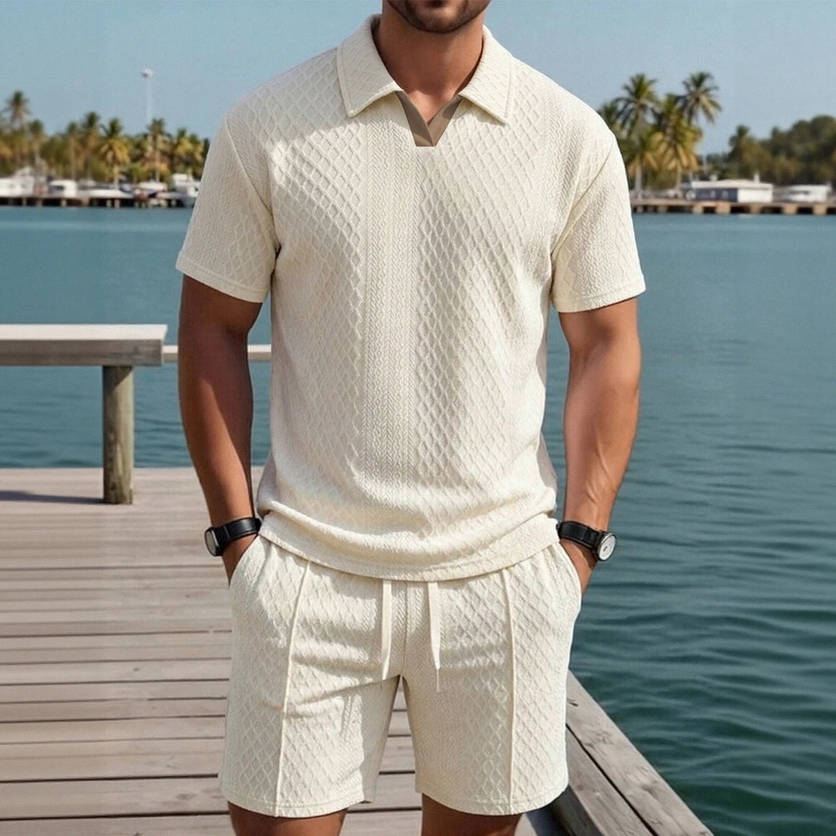 Heren Premium Zomerset – Polo & Short.