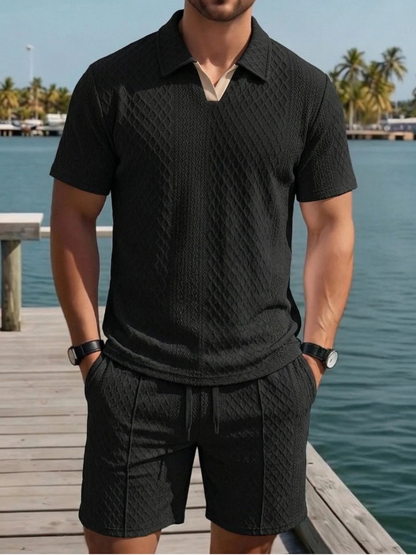 Heren Premium Zomerset – Polo & Short.