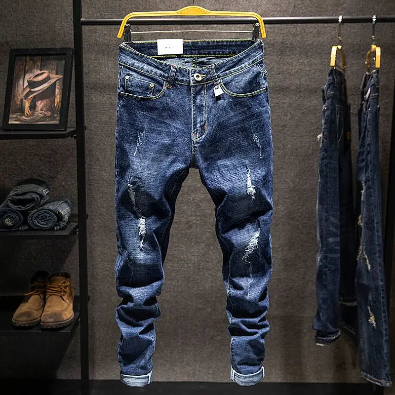 Heren Slim-Fit Stretch Jeans – Urban Style
