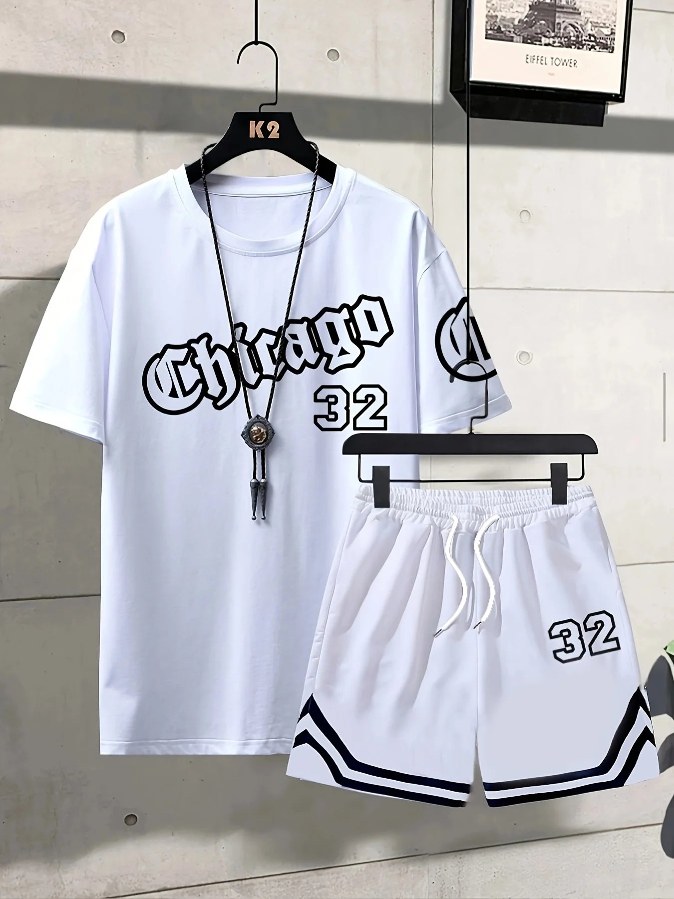Chicago 32 Streetwear Set – Heren T-Shirt & Short