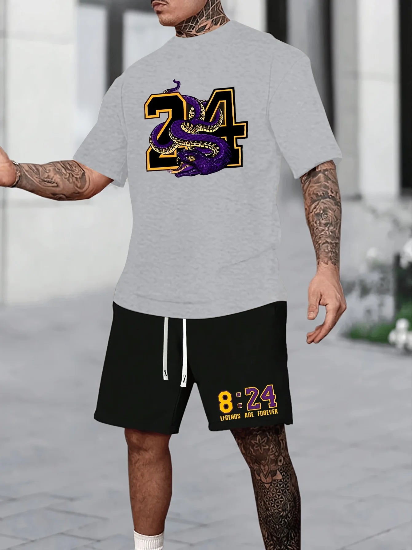 Chicago 32 Streetwear Set – Heren T-Shirt & Short